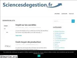 Sites similar to sciencesdegestion.fr