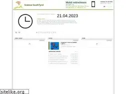 Sites similar to sciencesouthtyrol.net