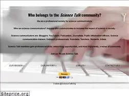 Sites similar to sciencetalk.org