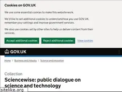 Sites similar to sciencewise-erc.org.uk