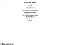 Sites similar to scientific.name