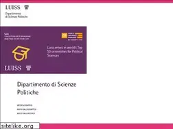 Sites similar to scienzepolitiche.luiss.it