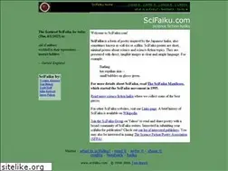 Sites similar to scifaiku.com