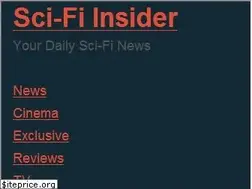 Sites similar to scifiinsider.com