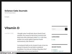 Sites similar to scigatejournals.com