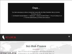 Sites similar to scihubfrance.org