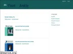 Sites similar to scijfootankle.com