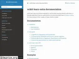 Sites similar to scikit-learn-extra.readthedocs.io