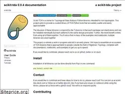 Sites similar to scikit-tda.org