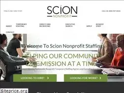 Sites similar to scionnonprofitstaffing.com