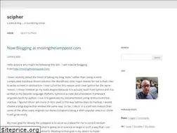Sites similar to scipher.wordpress.com