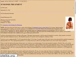 Sites similar to scoliosisrx.com