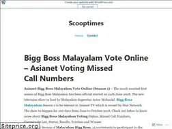 Sites similar to scooptimes.wordpress.com