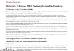 Sites similar to scooter-elektrik.de