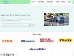 Sites similar to scooterinside.com