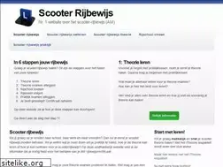 Sites similar to scooterrijbewijs.org