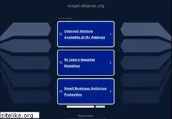Sites similar to scope-alliance.org