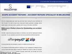 Sites similar to scopeaccidentrepairs.com.au