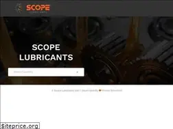 Sites similar to scopelubricant.com