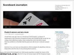 Sites similar to scoreboardjournalism.wordpress.com
