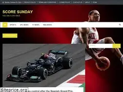 Sites similar to scoresunday.com