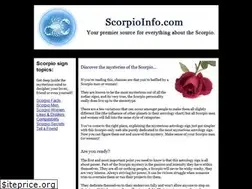 Sites similar to scorpioinfo.com