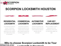 Sites similar to scorpionlocksmithhouston.com