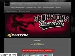 Sites similar to scorpionsbaseball.org