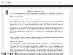 Sites similar to scott-talks.blogspot.com