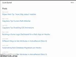Sites similar to scottbartell.com