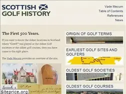 Sites similar to scottishgolfhistory.org