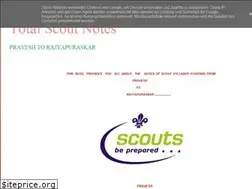 Sites similar to scoutnotesbykiran.blogspot.com