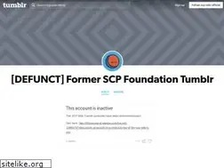 Sites similar to scp-wiki-official.tumblr.com
