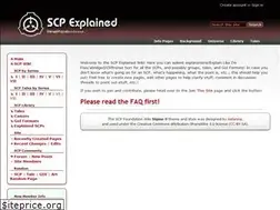 Sites similar to scpexplained.wikidot.com