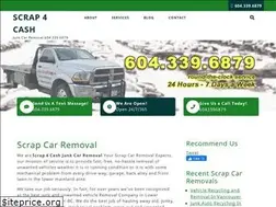Sites similar to scrap4cashjunkcarremoval.com