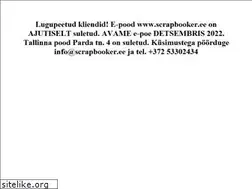Sites similar to scrapbooker.ee