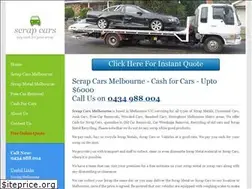 Sites similar to scrapcarsmelbourne.com.au
