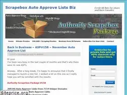 Sites similar to scrapeboxlist.biz