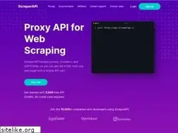 Sites similar to scraperapi.com