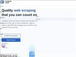 Sites similar to scrapingrobot.com