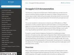 Sites similar to scrapple.readthedocs.org