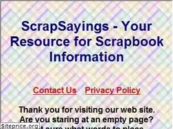 Sites similar to scrapsayings.com