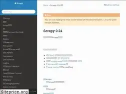 Sites similar to scrapy-chs.readthedocs.io