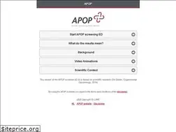 Sites similar to screener.apop.eu