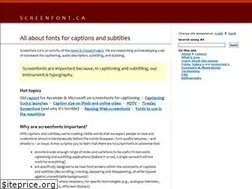 Sites similar to screenfont.ca