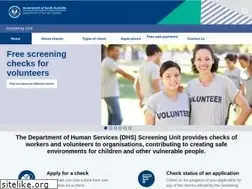 Sites similar to screening.sa.gov.au