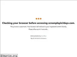 Sites similar to screenplayin3days.com