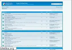 Sites similar to screenprintingforum.com