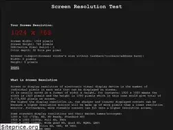 Sites similar to screenresolutiontest.com