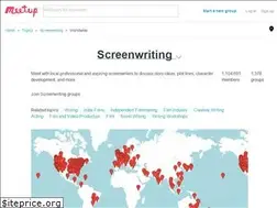 Sites similar to screenwriters.meetup.com